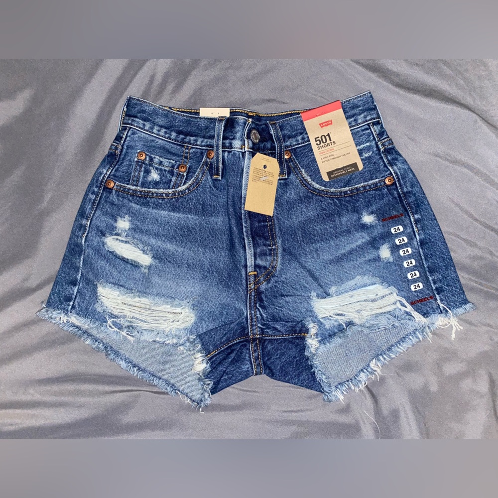 Levi’s Blue Jean Shorts